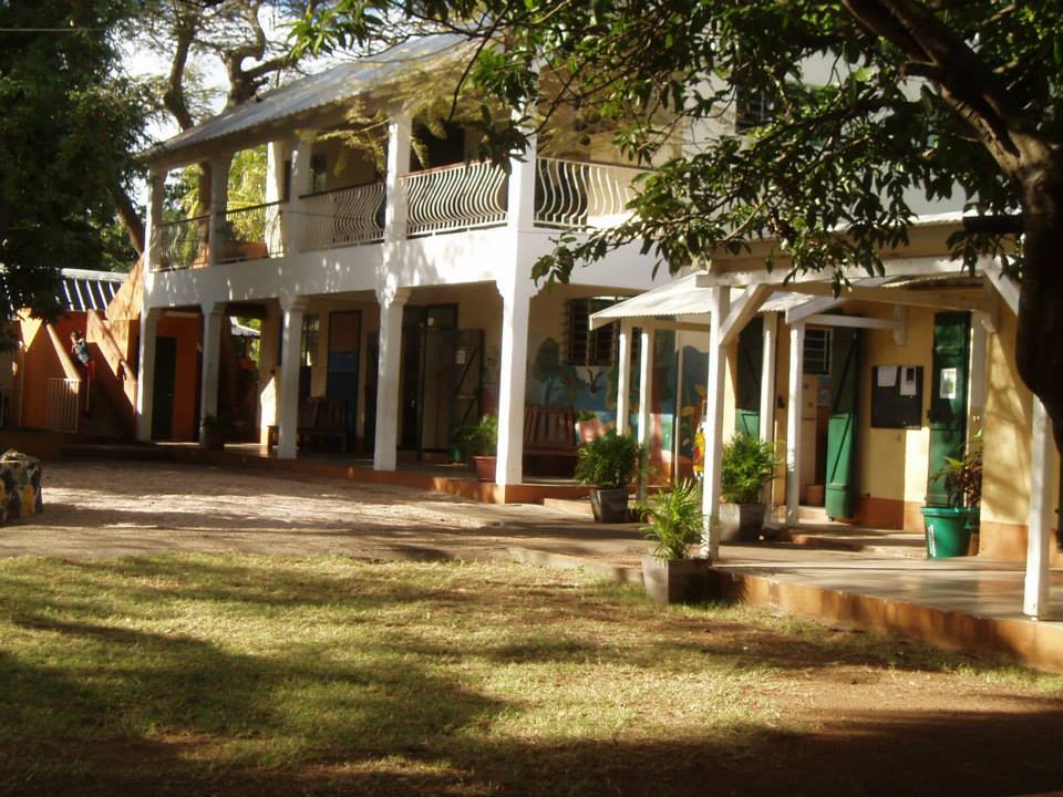 The school building